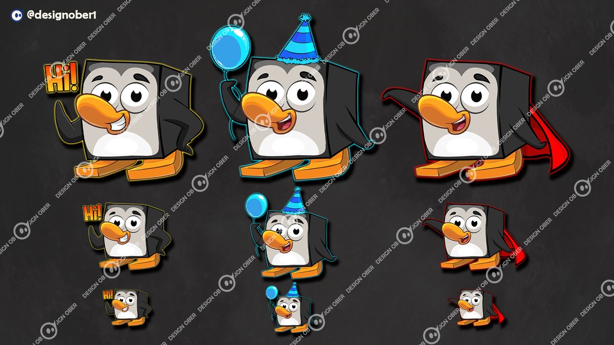 designober1's tweet image. Open for commission 💯👊

CUSTOM PENGUIN EMOTES 🔥

#logo #mascotlogo #avatarlogo #emotes
DM US 👉@DesignOver1 👈
 #Game #Streaming #streamers #gaminglogo #logo 

@sme_rt
@StreamerWallcom
@SupStreamers
@xStreamTeamTV
@SGH_RTs
@RealDrCollision
@ReGamertron
@ScrimFinder
@wwwanpaus
