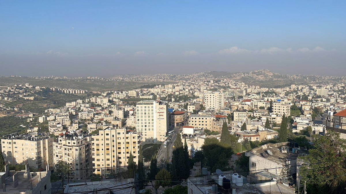 frmacneil's tweet photo. View of Bethlehem from my hotel room https://t.co/nRjfbMxd4A