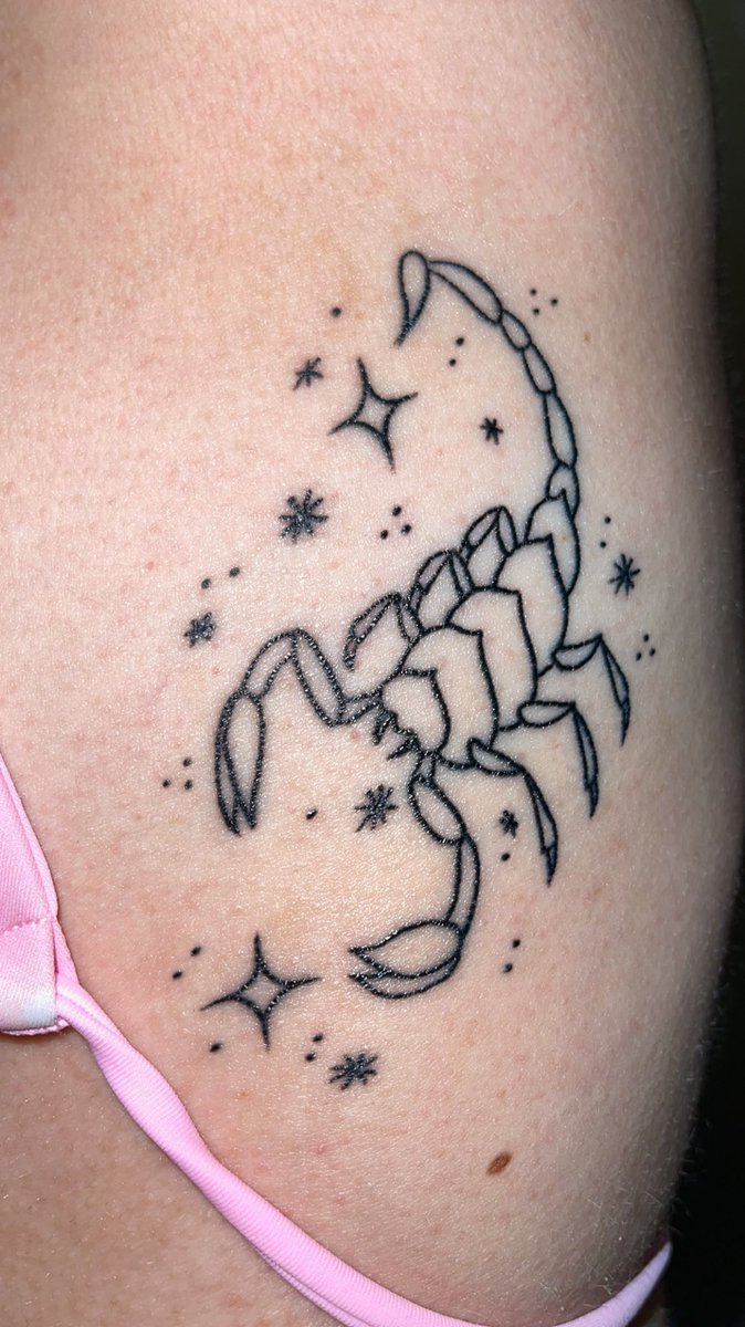 Tay95Tay's tweet photo. My first tattoo I got a couple weeks ago ♏️ https://t.co/82JYKOlEs2