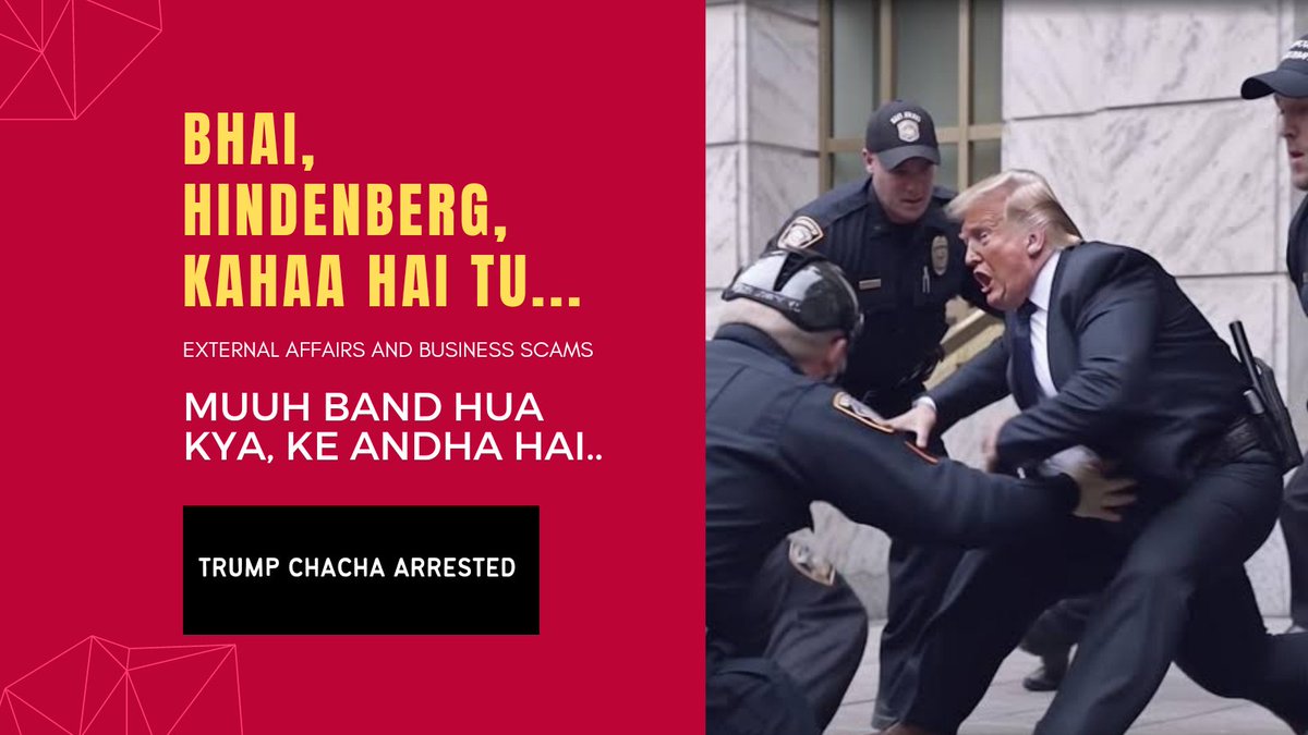 Upcoming scam alert 😂🤣
By #Hindenburg yet to declare globally on tweet. #AdaniEnterprises #DonaldTrump