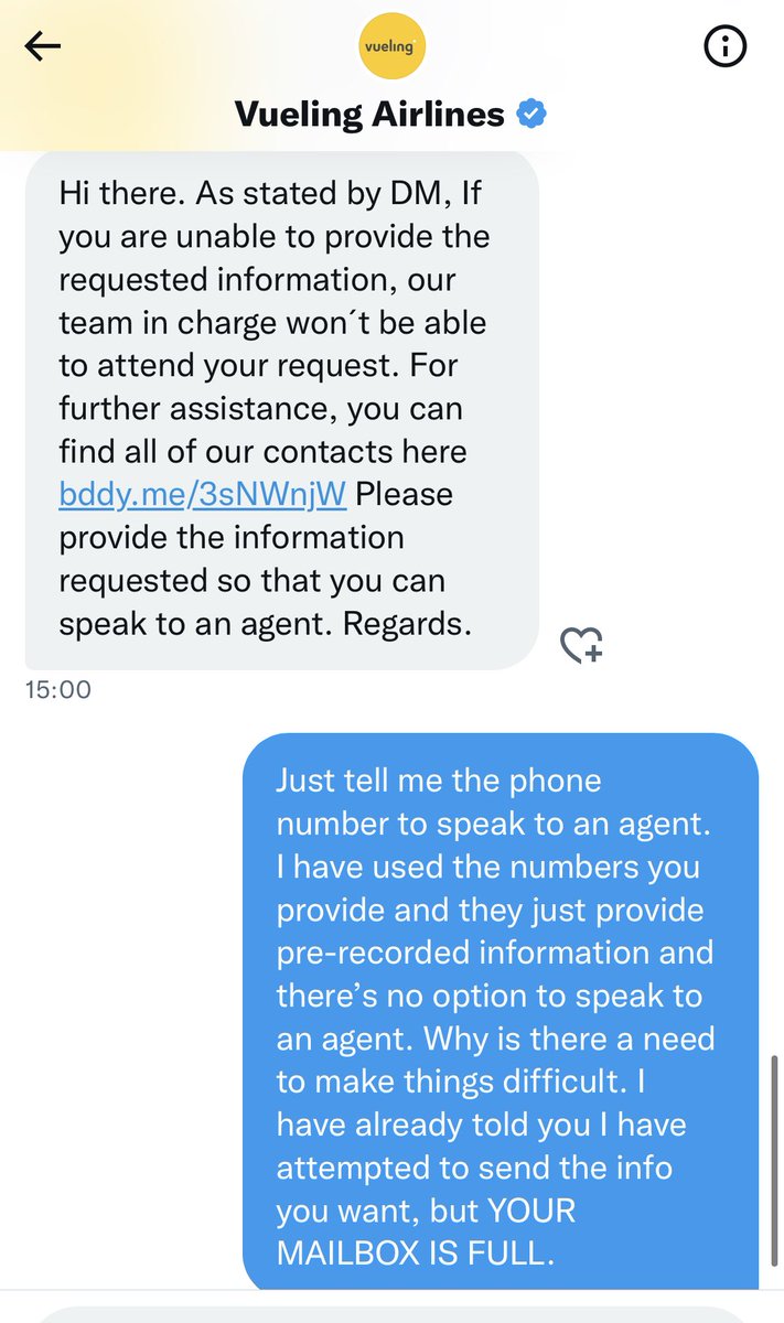 ForFreedomAndUs's tweet image. ⁦@vueling⁩ please just help.