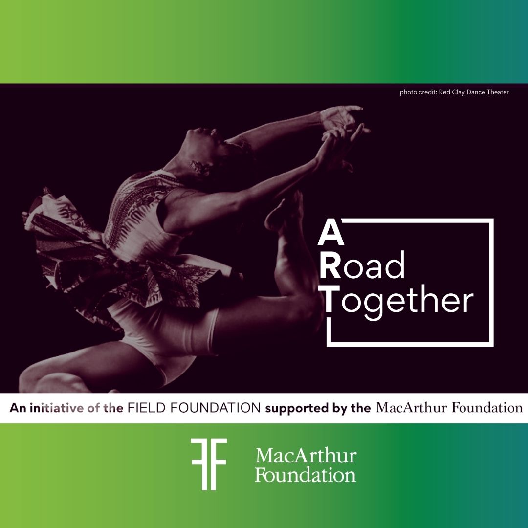 Are you in the arts in Chicago? A Road Together (ART) applications are open now, Apr 17 thru May 15! 
 
Small and mid-sized arts and culture organizations committed to equity can apply through @FieldFoundation #ARoadTogether fieldfoundation.org/generalguideli…