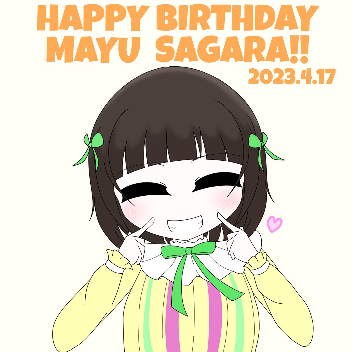 「遅くなりましたが相良茉優さん誕生日おめでとうございます#相良茉優生誕祭2023 」|むすび⁶のイラスト