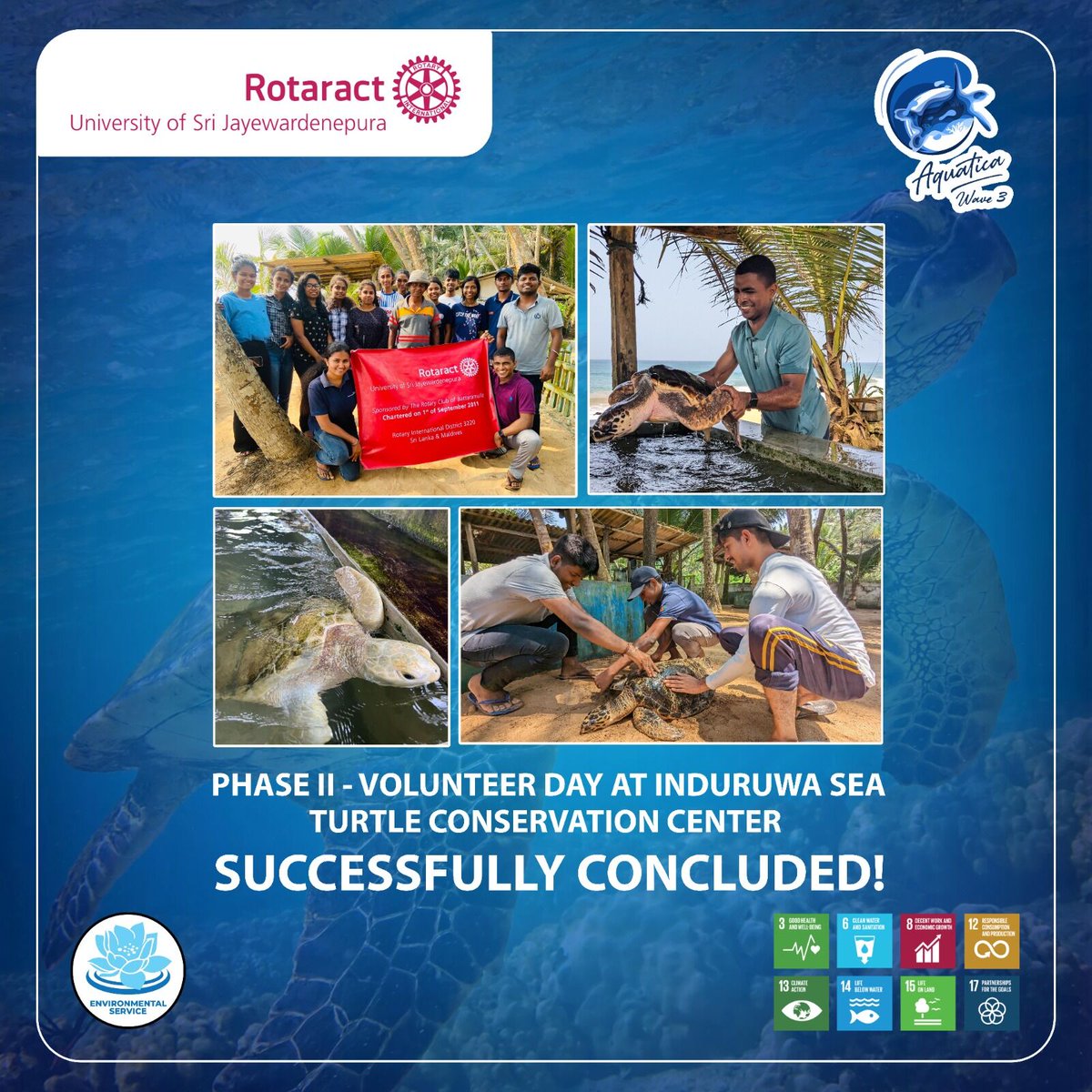 rotaractusjp's tweet photo. We are glad to announce the successful completion of the second phase of the project "Aquatica Wave 3.0".
Check out the album: https://t.co/gFU1F0c5Qj
#AquaticaWave3 #EnvironmentalService #RACUSJ #Rotaract #Rotaract3220 #ImagineRotary #LearnServeandStrive https://t.co/fzKEv7KaRY