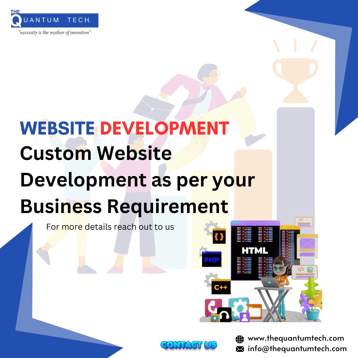 'Bring your Ideas to life, with our Custom Website Development Services.'

#webdevelopment #webappdevelopment #webdeveloper #ideasthatwork #customerexperience #customwebsites #customwebdevelopment #businessgrowthexpert