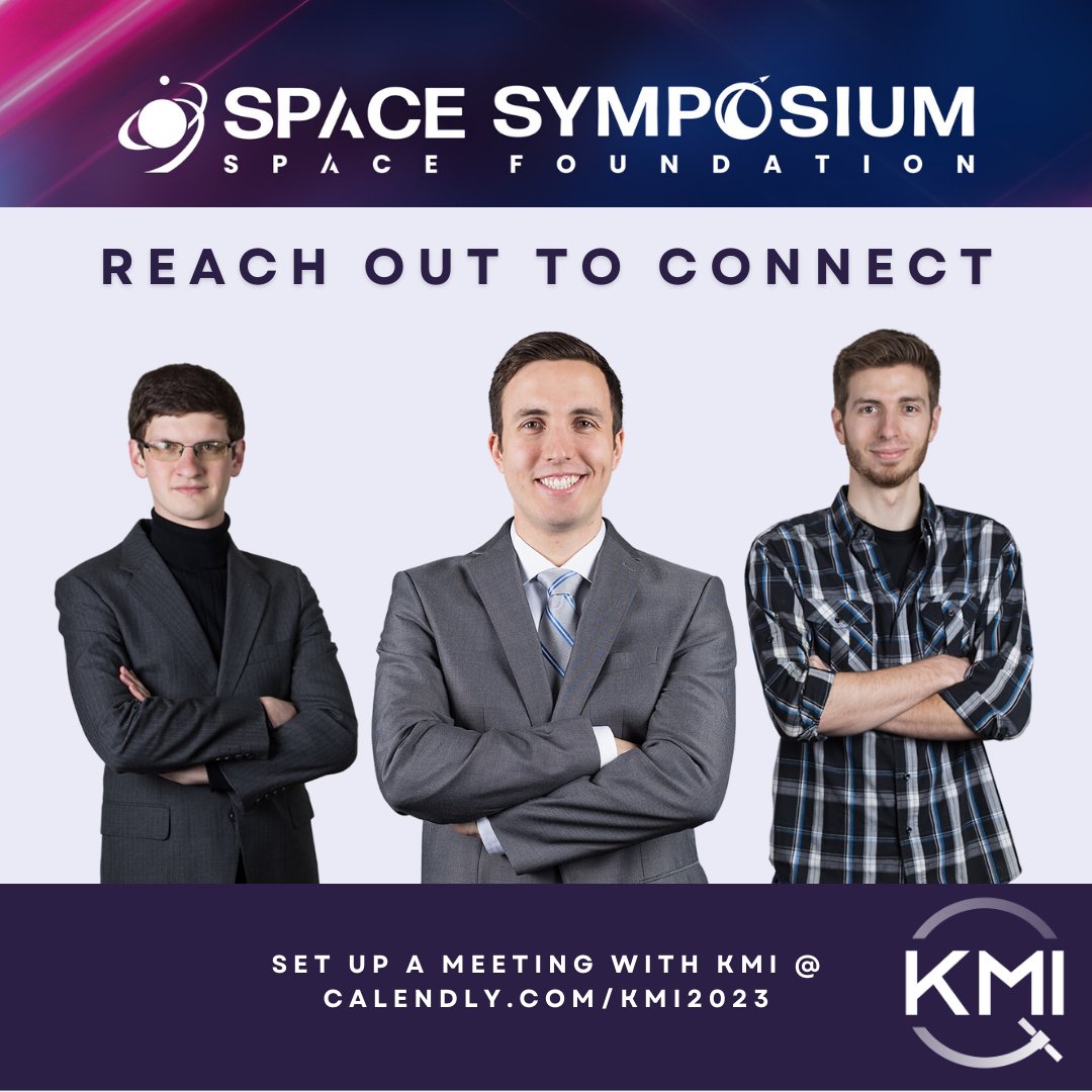 The show is started, schedules are (almost) full, and we hope to see you around #SpaceSymposium. Come find KMI in person for conversations on #KeepingSpaceClearForAll
