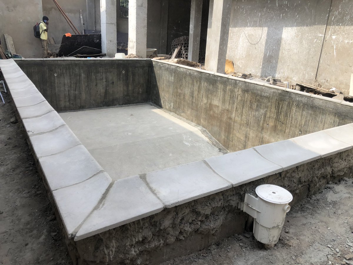 Topswimmingpool's tweet photo. Step:3 PLASTER &amp; POOL CAP SLABS 

Plastering is basically the last step of the pool construction finish the interior 

#topswimmingpools #top_pools #dds_pools #ib_pools
☎️+220 7214066 https://t.co/Lu2fmBhrHm