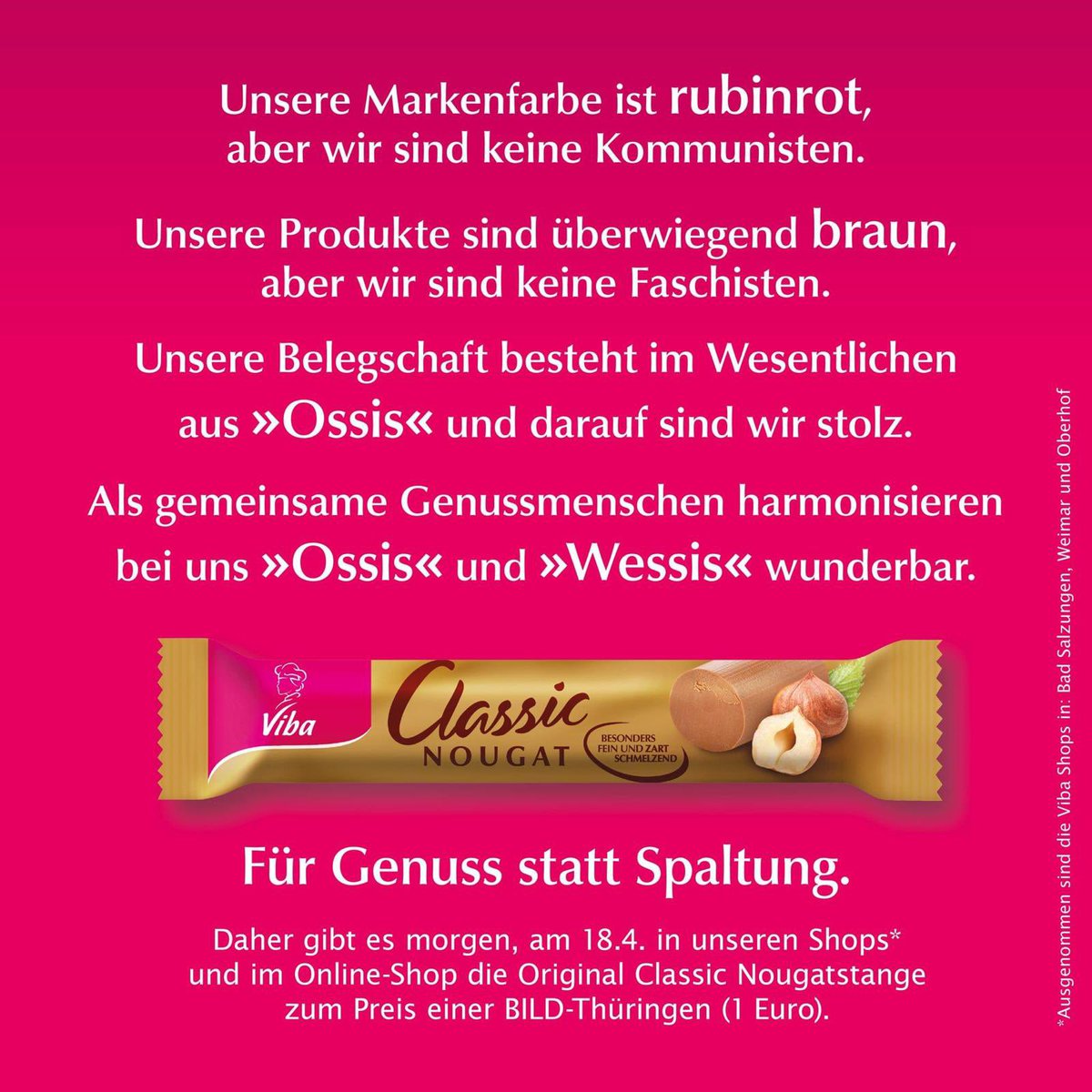mariovoigt's tweet photo. Schöne und kluge Aktion der @vibasweets @BILD https://t.co/0lOKFmNwK0