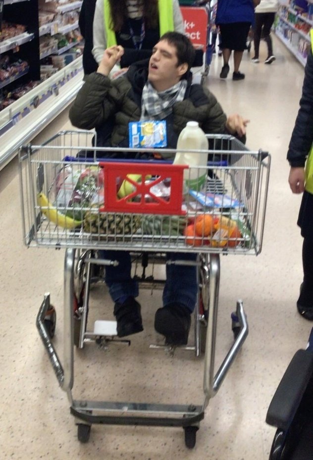 Just out shopping with classmates at the local <a href="/Tesco/">Tesco</a>. I was particularly impressed with their choice in squirty cream 😀