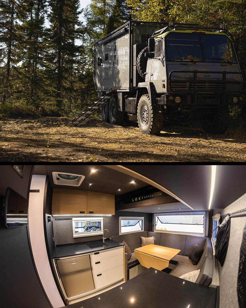 Our expedition vehicles are built for adventure, designed for comfort.

#LokiExpedition #DiscoveryDeries #ExpeditionVehicle #ExpeditionVehicles #ExpeditionTruck #6x6 #Steyr #Overlanding #Overlanding #Overland  #ExpeditionLife #AdventureAwaits #RuggedYetComfortable