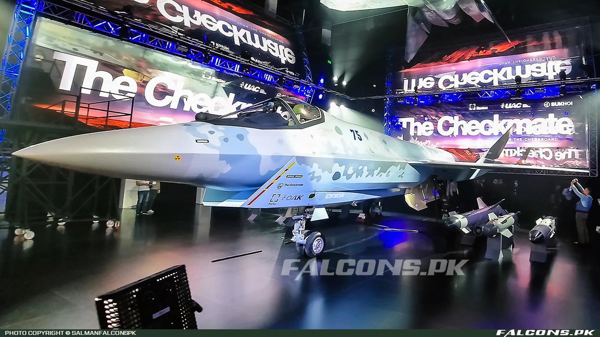 SalmanFalconsPK's tweet photo. Sukhoi Design Bureau Sukhoi Su-75 Checkmate, Reg: #RF00075
Photo link: https://t.co/w2f2Yubqfk
#Pakistan #PlaneSpotting #Su75Checkmate #Dubai #Su75 #DubaiAirshow #Planes #DAS21 #AviationPhotography #FalconsSpotters https://t.co/6Wz2Doyi5K