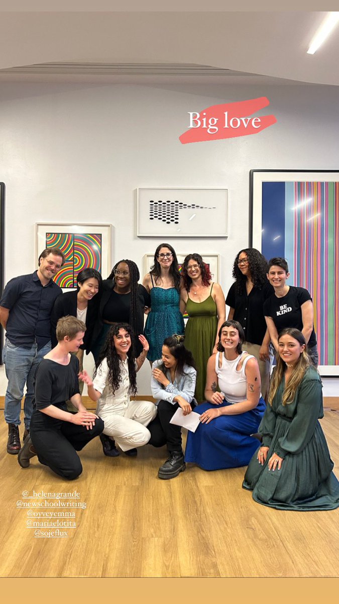 k_aekta's tweet photo. Some love from the MFA Student Reading at @NewSchoolWrites last Friday✨ Absolute joy, thank you for having me! 🫶🏻

#newschoolwrites #poetrycommunity #WritingCommmunity https://t.co/4mLYOrfwqd