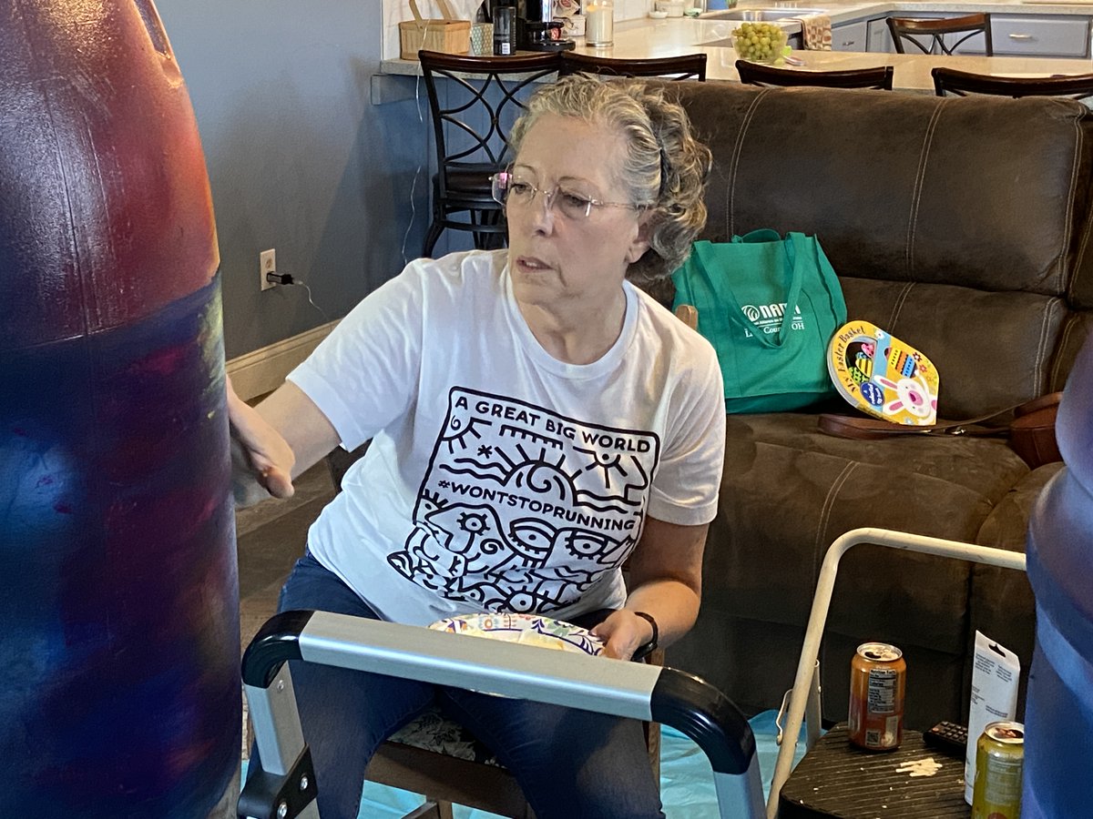 LakeADAMHS's tweet photo. Thank you Robin Baum for donating a Rain Barrel to the FOLA Celebrity Art Auction on May 11. The completed piece of art will be stunning.

Friends of Lake Adamhs or FOLA is a volunteer-based organization that works to raise awareness about mental health and recovery issues. https://t.co/g3jano48Py