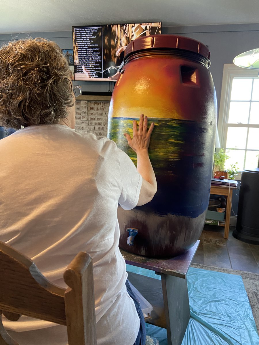 LakeADAMHS's tweet photo. Thank you Robin Baum for donating a Rain Barrel to the FOLA Celebrity Art Auction on May 11. The completed piece of art will be stunning.

Friends of Lake Adamhs or FOLA is a volunteer-based organization that works to raise awareness about mental health and recovery issues. https://t.co/g3jano48Py
