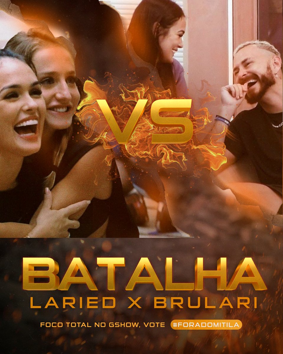 BrunaGriphaoo's tweet photo. 🎢 MUTIRÃO BRULARIS x LARIEDS 🪩

❌ O voto é para SAIR, votem em DOMITILA.

🎯 META: 5 MIL RESPOSTAS.

🗳️ BRULARIS DEPOSITAM OS VOTOS AQUI 

🚨 A CADA 10 VOTOS, COMENTE UM EMOJI OU UMA LETRA!

⏰ ENCERRA ÀS 13H

📲: https://t.co/9zrMhiiEku

#FicaLari #FicaAmanda  #ForaDomitila https://t.co/DlbCQiKJie