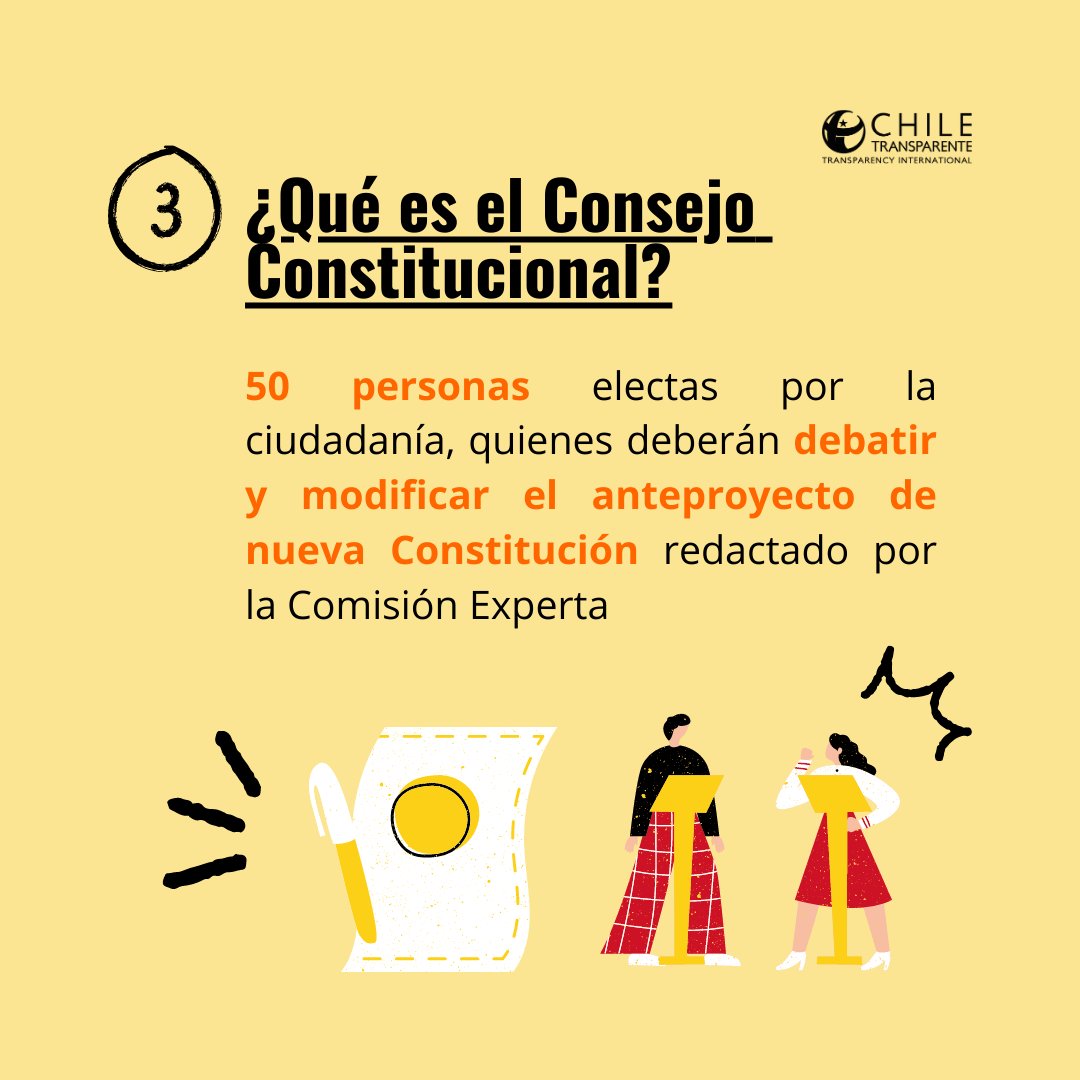 Ch_Transparente's tweet photo. 🔵 #CTransparente 📖: ¡Quedan solo 21 días para votar (obligatoriamente) 🗳️ por el Consejo Constitucional! Cuéntanos ¿Qué dudas tienes? 👀 https://t.co/p3HjSRpAMQ