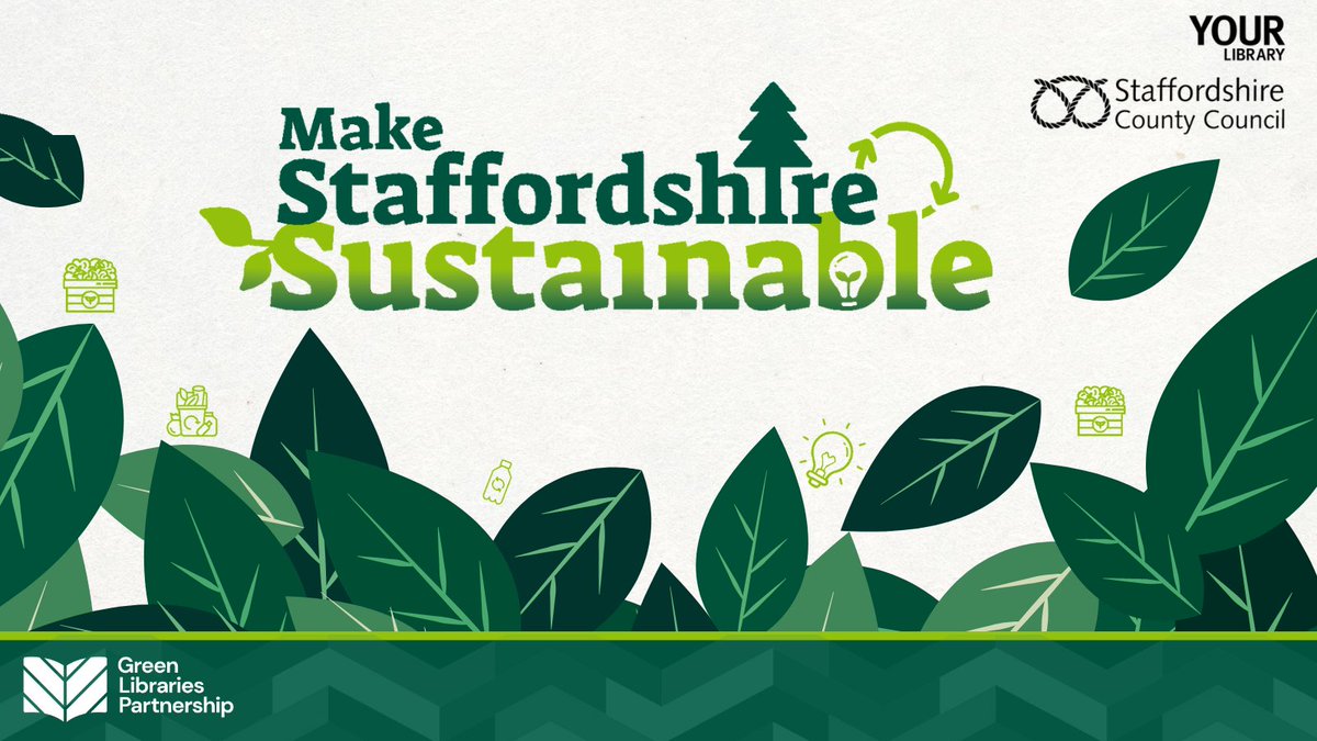 We're celebrating our first Green Libraries Month in May. Activities for everyone - from recycling crafts &amp; Bounce and Rhyme, Informative displays and talks. Plus  #NoMowMay and Coronation Wildflower Gifting
#GreenLibrariesMonth 
bit.ly/GreenLibraries…
#EarthDay