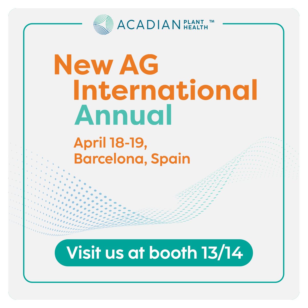 We’re excited to be both a sponsor and exhibitor in this year’s @NewAgIntl tradeshow! Our own Dr. Holly Little will also be speaking on nutrient use efficiency at the event. If you’re attending in person, come visit us at booth 13/14! #farming #NewAgInternational