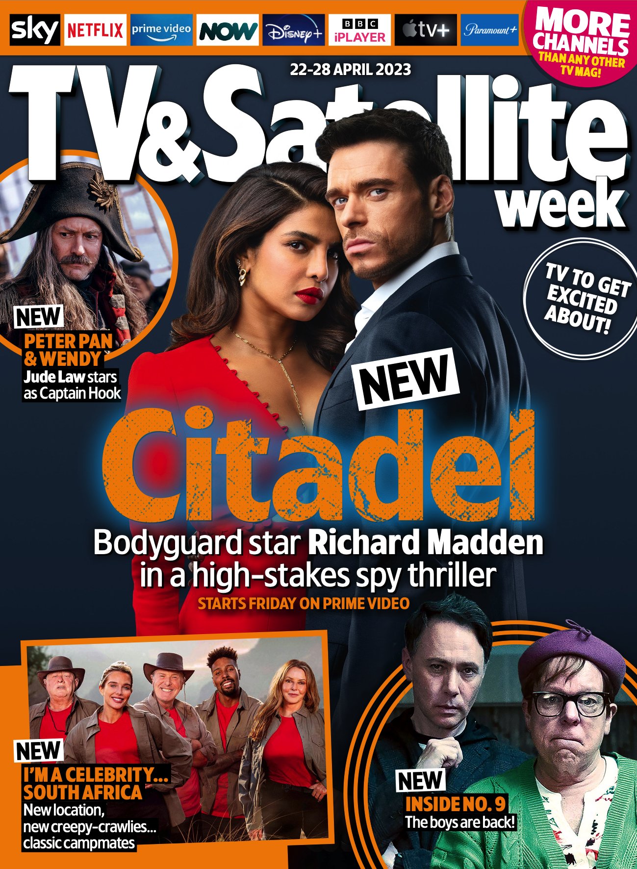 REQUEST - Priyanka Chopra and Richard Madden for TV Satellite Week Magazine Scans