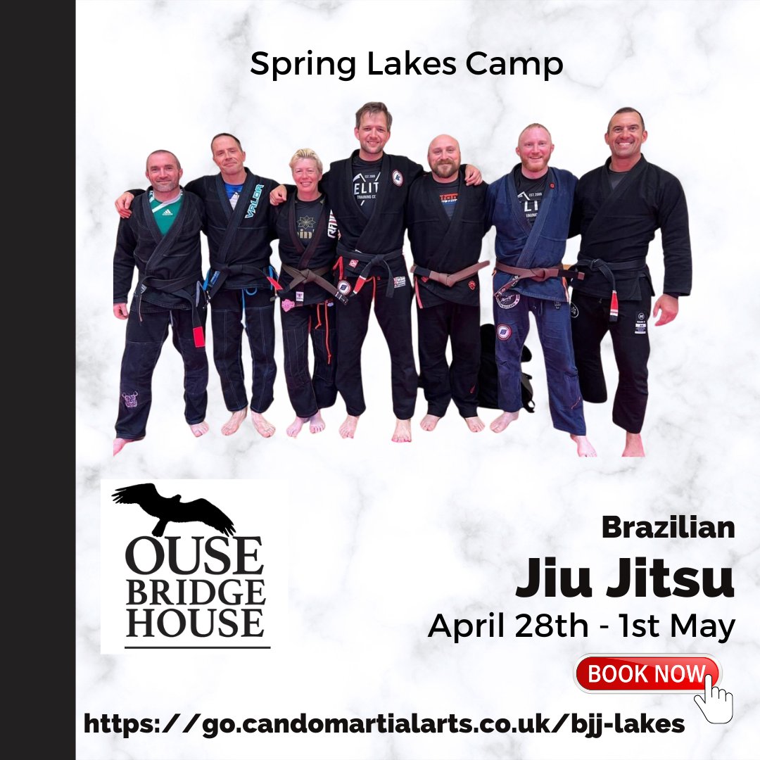 Last call for our popular event at #OuseBridgeHouse The next Brazilian Jiu Jitsu Camp kicks off April 28th in the capable hands of Prof Chris Fensom &amp; Ben Richardson. There’s nowhere better to enjoy it than here. 2 &amp; 3 night packages fr £220 pp sharing #jiujitsu  #lakesdistrict