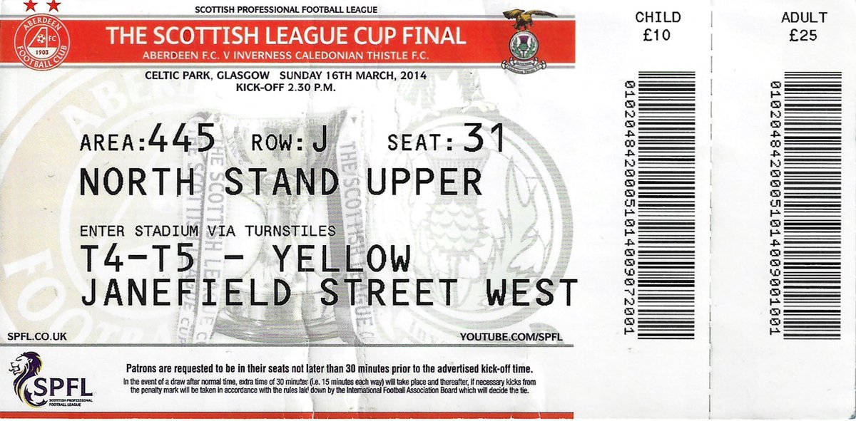 TheRealSkeneo's tweet photo. Some Cup Final programmes recently uncovered. First up Dons v Inverness CT at #parkred. Match ticket was also tucked inside. Great result but, most importantly, I got to share the day with my son @_skeneo.
@AFCFormerPlayer 
@firstdonsmatch 
@AFCHeritage
@AFCHereWeGo
@AbzPodcast https://t.co/vLLeOQNS1U