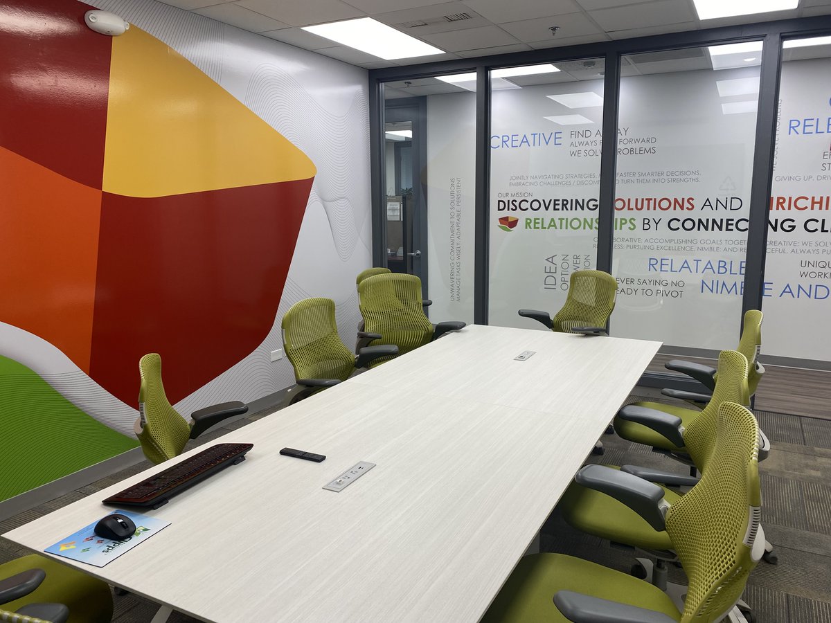 pripackaging's tweet image. Packaging Resources moved into a office new space this January. We actually moved just down the hall from our previous office! Our new offices are vibrant and fresh and express our corporate identity and mission. Check out some photos from the new space below. #pripackaging