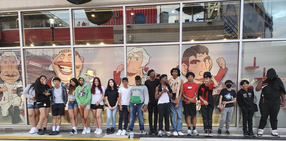 MoCoRec's tweet photo. Over 30 Sligo Middle School RecXtra students and staff went to the @Nationals game vs the Cleveland Guardians this past Saturday and had a terrific time at Nats Park! ⚾
Learn more about RecXtra and how to register ➡️ https://t.co/lXprnRNgIo #MoCoRec #RecXtra https://t.co/jU7cKsXx2b
