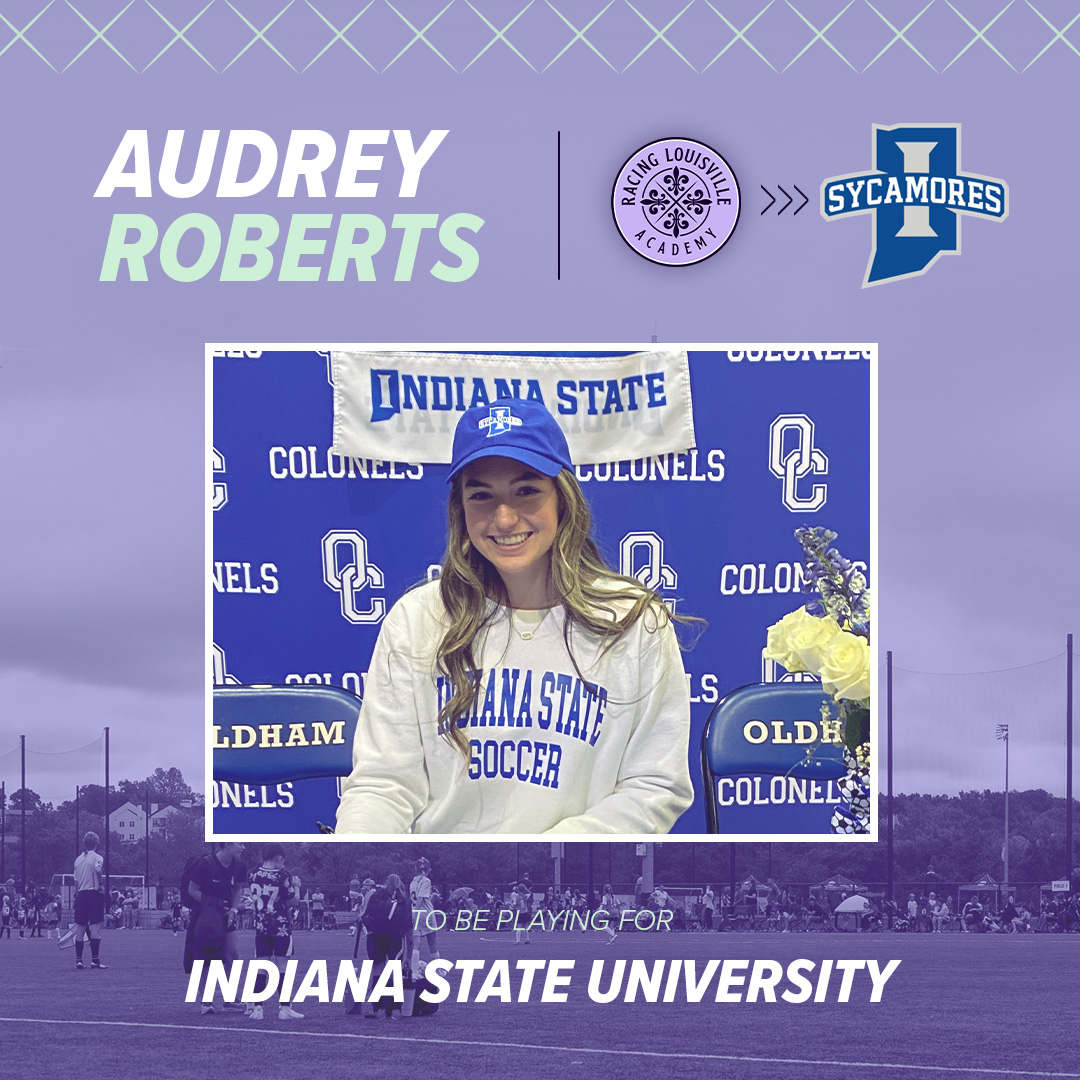 Sycamore 🔜

Congrats to Racing 2004/2005 defender Audrey Robert on her commitment to Indiana State University!