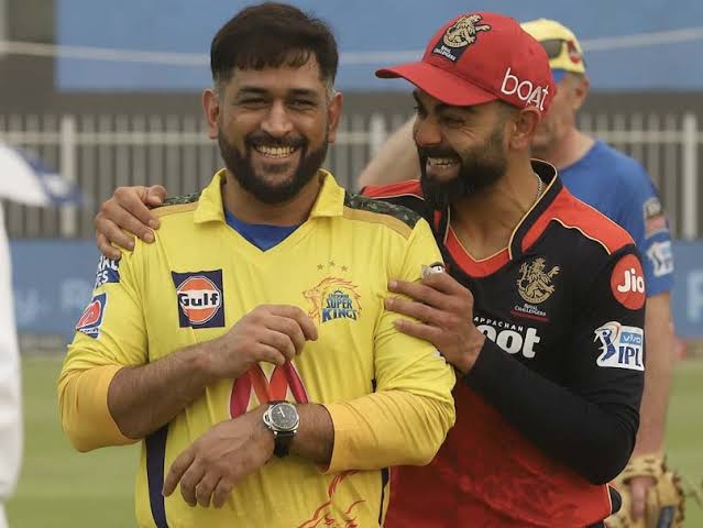 rebel7200's tweet photo. Today - One of the biggest match in this IPL 2023, it's RCB vs CSK.
Two best friends MS Dhoni and Virat Kohli will be in action today at Chinnaswamy - The blockbuster match of this IPL!
@imVkohli - #The_Fire
@msdhoni - #The_Ice
#CSKVSRCB #KingKohli #MSDhoni𓃵 https://t.co/PrgR0vsZn0
