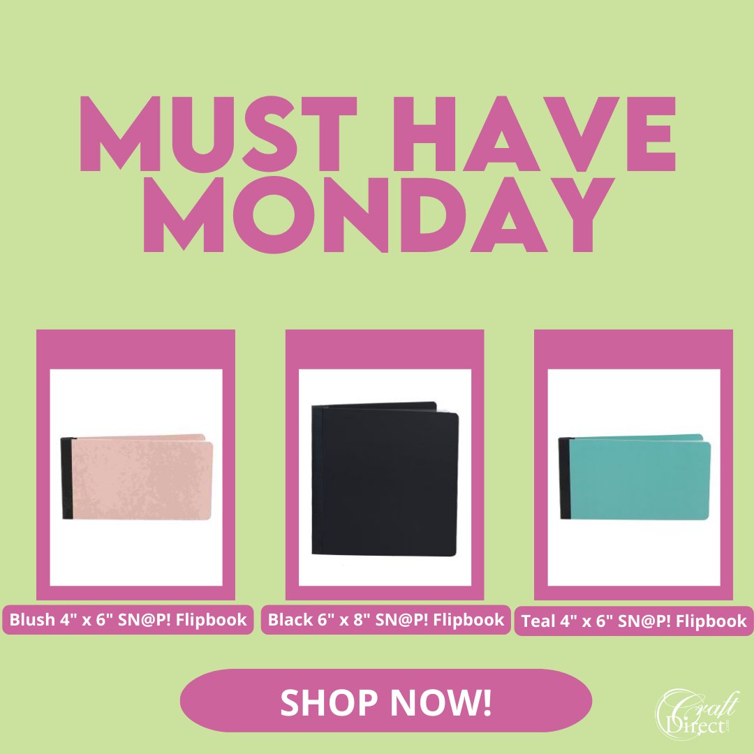 Craft_Direct's tweet image. Looking for a unique way to preserve your memories? Flipbooks are a great option! Take advantage of our Monday deal and start your memory-keeping journey today.

Get them here: ow.ly/mnKA50NE3Ug

#CraftDirect #MusthaveMonday #Flipbook #simplestories