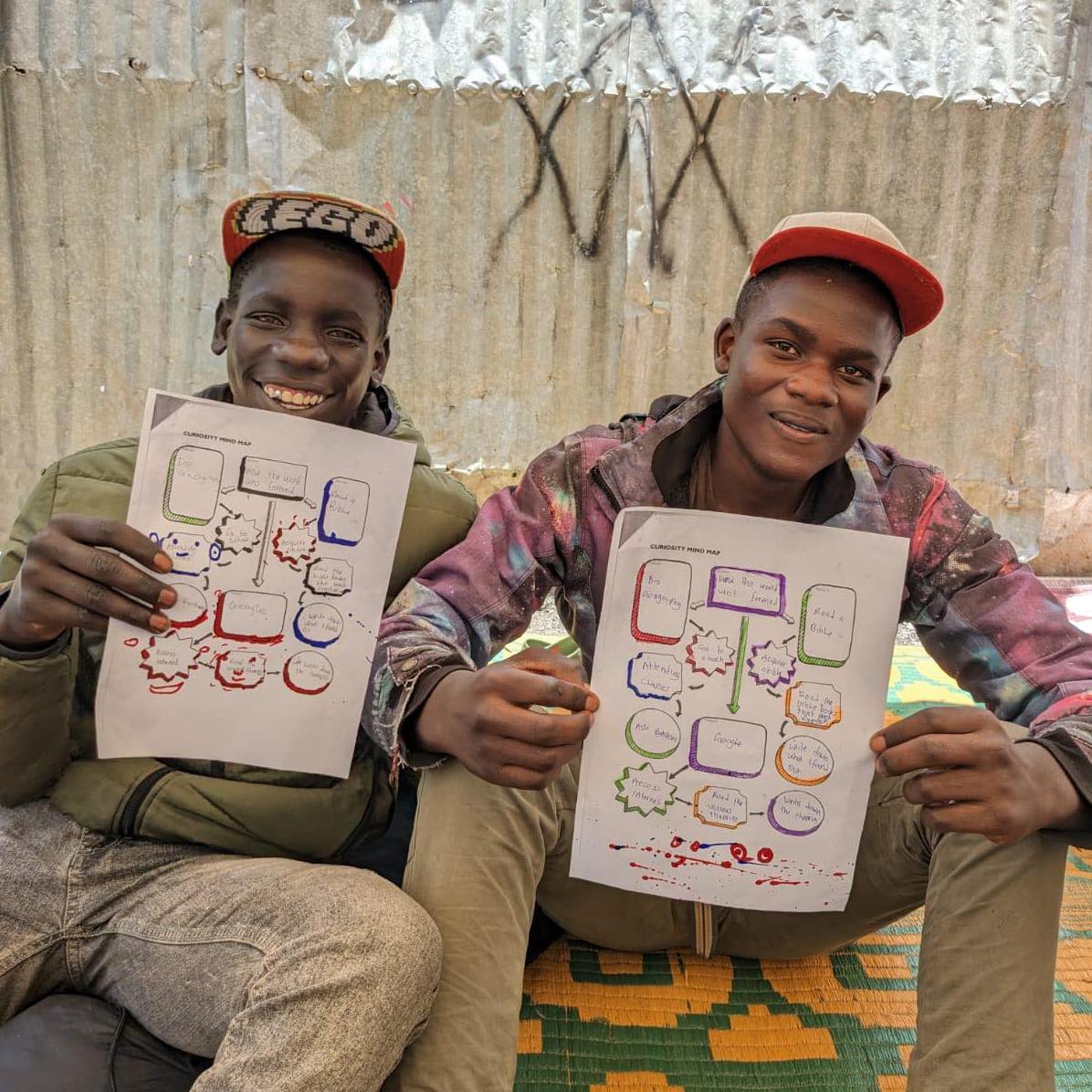 litworldsays's tweet photo. These are the bright smiles that come from an amazing day at #LitClub! During this session in Kenya at @KEeducationfund, teens created "Curiosity Mind Maps" to find new ways of exploring their interests, helping them build the skills they need to stay lifelong learners. 💡 https://t.co/Y1LBjyjVBF