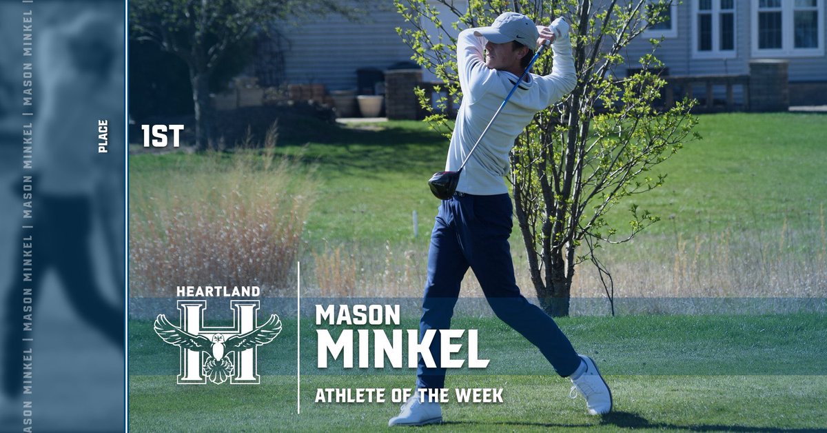 This weeks AOTW goes to Mason Minkel of <a href="/HeartlandCCgolf/">Heartland Golf</a>. Mason placed first out of 94 individuals shooting 12 under through both rounds.