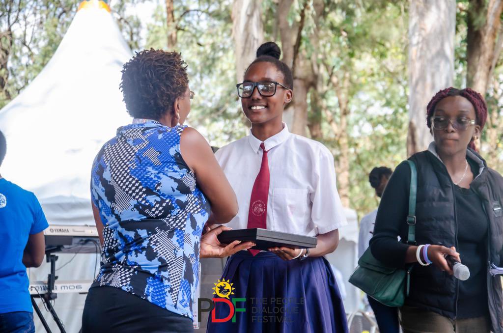 thePDFestival's tweet photo. Also joining us for the first time at the #pdfestival2023 was a team from Kenswed Org. & School which got a chance to exhibit their work and have their students participate in activities in the Ni Sisi Ni Sasa Village.
#facesofpdf
#formnidialogue
#pdfinachacha https://t.co/e18R03lGQe