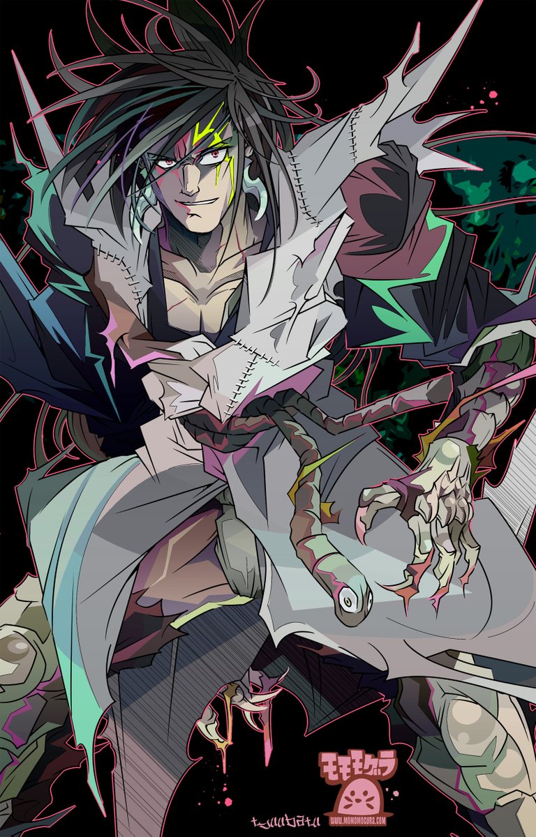 目つきが悪いタイプの野郎キャラを描くのも好きです 