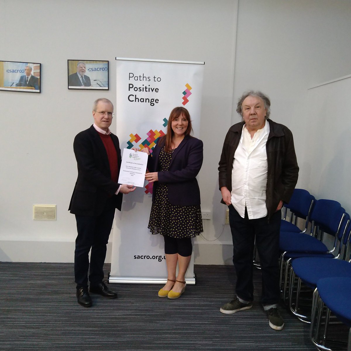 SacroMediation's tweet photo. Thanks to Heather and all @ScotMediation for the support and help with the accreditation and for just being a steady voice for mediation in turbulent times. https://t.co/Efxg6ACROZ