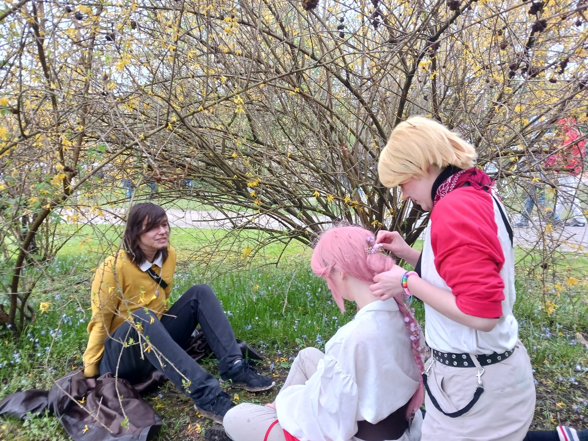 zheLocalBee's tweet photo. Passerine Inspired Pictures from Yesterday :D
We climbed into a Bush cuz it looked prettier from inside it rather from before it xD https://t.co/NIiVkQOyDL