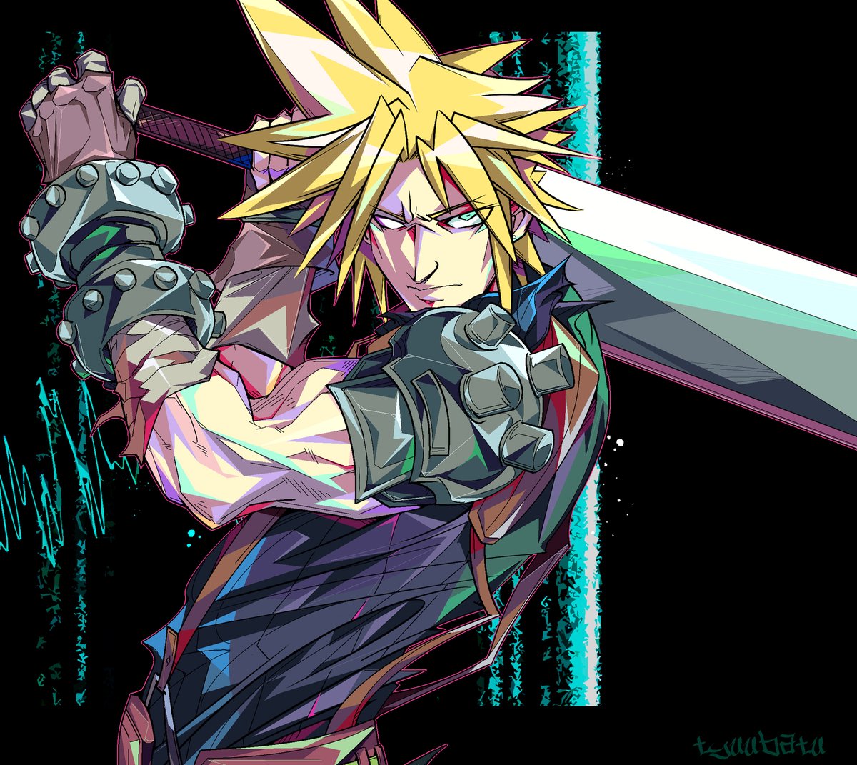目つきが悪いタイプの野郎キャラを描くのも好きです 
