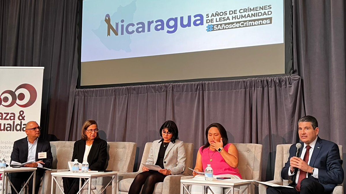 raceandequality's tweet photo. 🇳🇮"Por alzar mi voz y declarar mi derecho a ser electo, fui condenado a 13 años de prisión. Estuve encarcelado por 611 días y en c/u de esos días se violaron mis DDHH de la manera más flagrante", @Jschamorrog, Ex-Precandidato Presidencial de #Nicaragua.

📽️https://t.co/cigwYZJ2kT https://t.co/LPfdqUs5mz