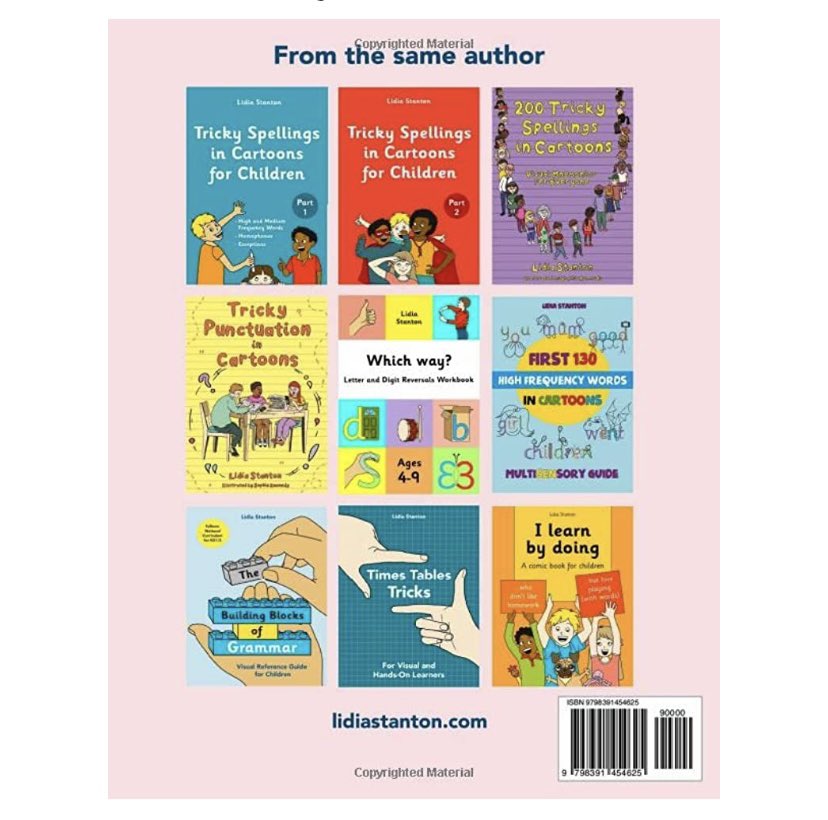 Following the ❤️ for “Tricky spellings”, a new title: how to read the clock. OUT TODAY on Amazon. I had so much fun with the help of year 5 and 6 kids over the past 2 years lidiastanton.com #Dyslexia #dyscalculia #ADHD #SEND #homeschool #parenting #numeracy #ks2 #clock
