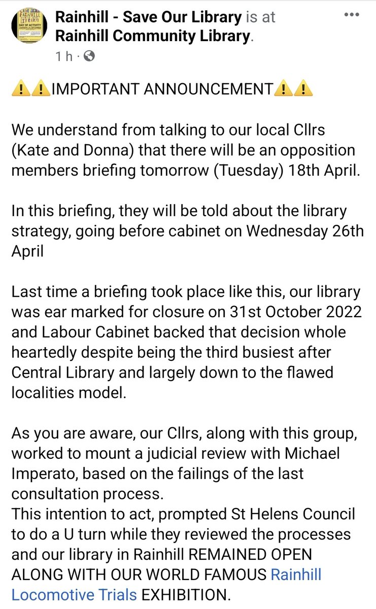Rainhill Community Library Hub tweet media