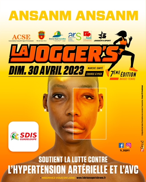 Le SDIS Guadeloupe soutient la 7ème édition de La Jogger's, la journée de la prévention sport et santé qui aura lieu le 30 avril 2023 à Basse-Terre !! Inscription en ligne sur www. fabricessportchrono.fr ANSANM ANSANM ! #guadeloupe #lajoggers #coursapied #marcheapied