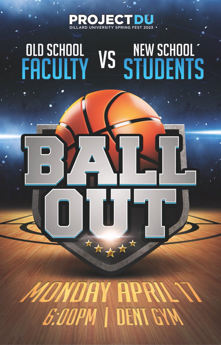 Bleu Devils💙, catch us in dent gym as we watch out 2023 basketball tournament winners take on the faculty! Who will win 🏆?