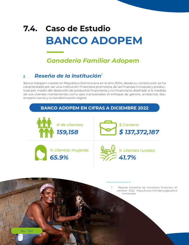 Redcamif1's tweet photo. Nueva publicación #REDCAMIF y @AdaMicrofinance 

Caso de Estudio de hoy: Banco de Ahorro y Crédito ADOPEM, S. A.

Descargue el documento completo aquí https://t.co/yl7rGQN5VJ https://t.co/s3KiGoCWz4