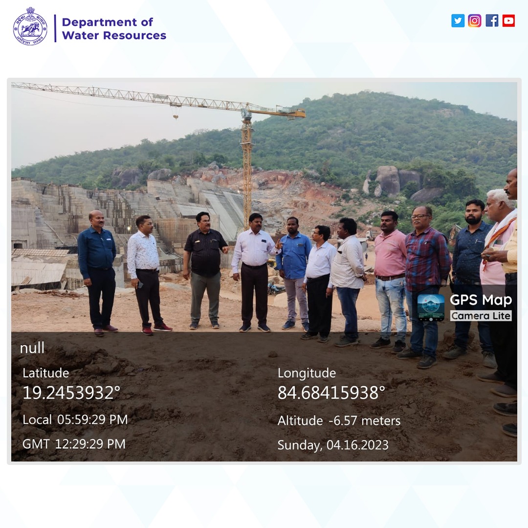 OdishaWater's tweet photo. Quality Assurance Division inspecting Ghatakeswar Multipurpose Project. Quality is given thrust on.
#infrastructure #multipurposeproject #collaboration #odishawater
@CMO_Odisha @TukuniSahu @DC_Odisha @_anugarg @OIIPCRA_OCTDMS @OLICLTD https://t.co/UIKJ9CFpHn