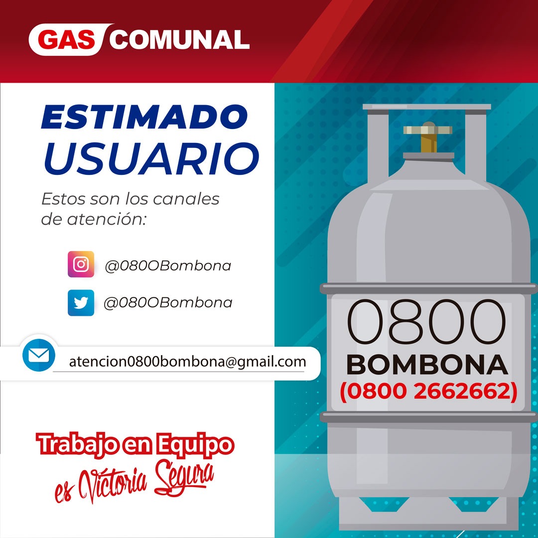 El Gobierno Bolivariano a través de Gas Comunal, está comprometido con el suministro oportuno, seguro y confiable del Gas Licuado de Petróleo. 🇻🇪♨️

Estimado usuario si percibes olor a gas en tu domicilio, reporta a través de los siguientes canales de comunicación.
