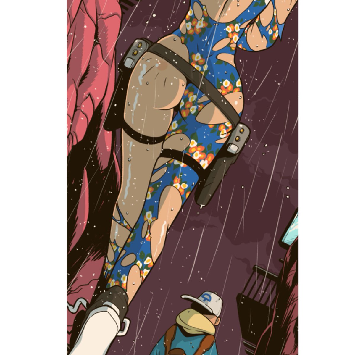 Markpearce82's tweet photo. Just posted some more Ronin Dogs pages over on my Patreon! #comics #ronindogs https://t.co/TySBlkhYIV