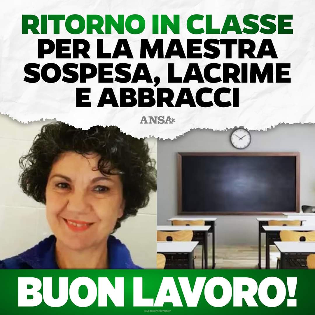 Virna25marzo's tweet photo. Una buona notizia. https://t.co/NMvRrW3KBH