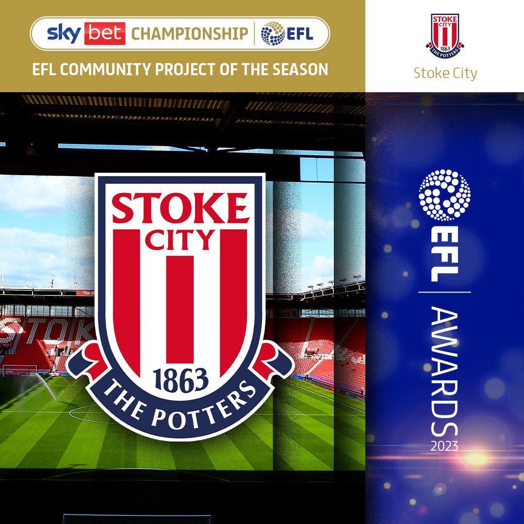 EFL_Community's tweet photo. 🦷 “This is one of the best local dental health campaigns I have seen in my 20 years as a Community Dentist"

✨praise about the @SkyBetChamp Community Project of the Season 🏆 - Keep Stoke Smiling

❤️@stokecity I @scfc_community

#EFLAwards I @EFL https://t.co/V93lXpR377