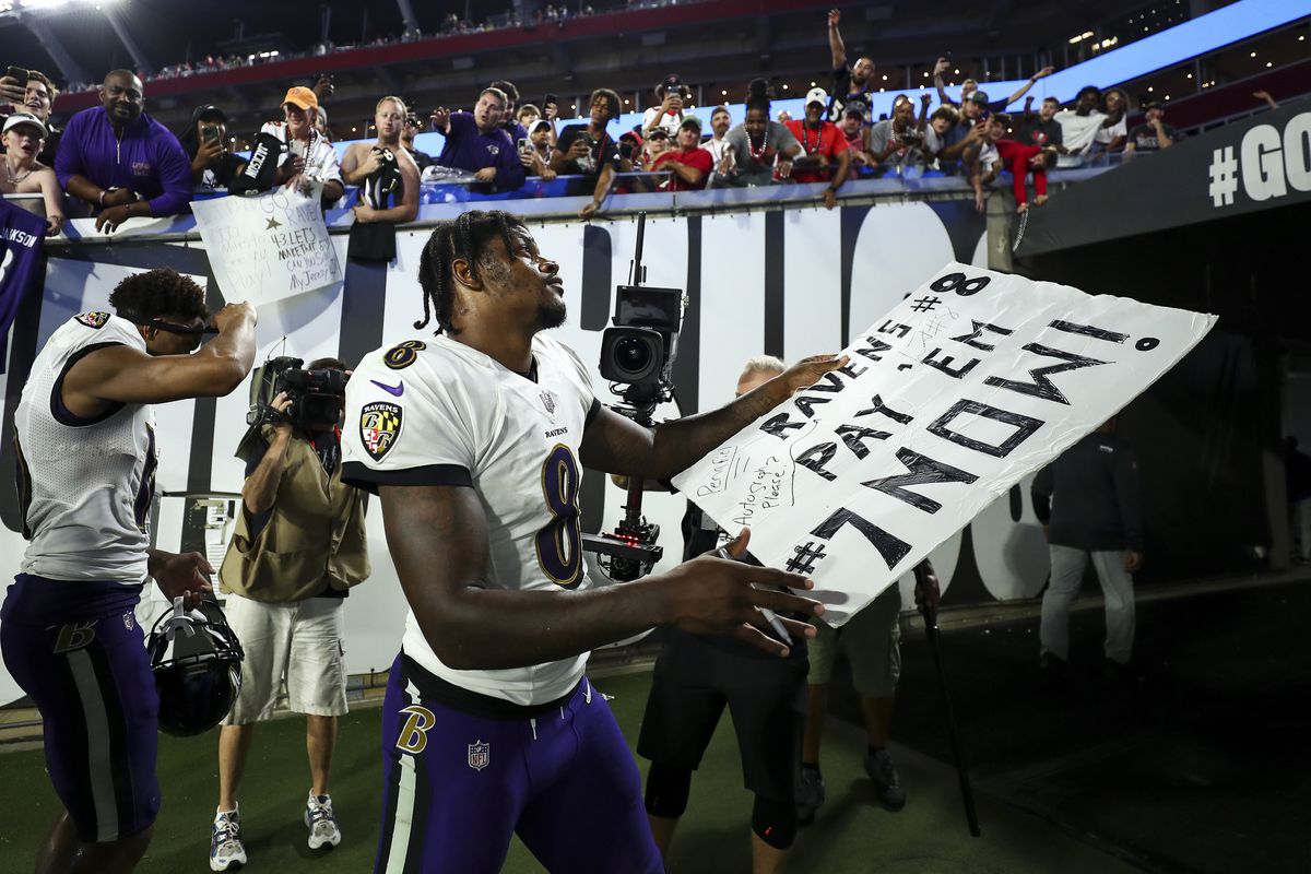 When Lamar Jackson became eligible for a new deal, the highest paid QB in the NFL was Patrick Mahomes at $45M per year (on a 10-year extension) and then Dak Prescott at $40M.

The market is now at $51M per year. And it's only going up. 📈