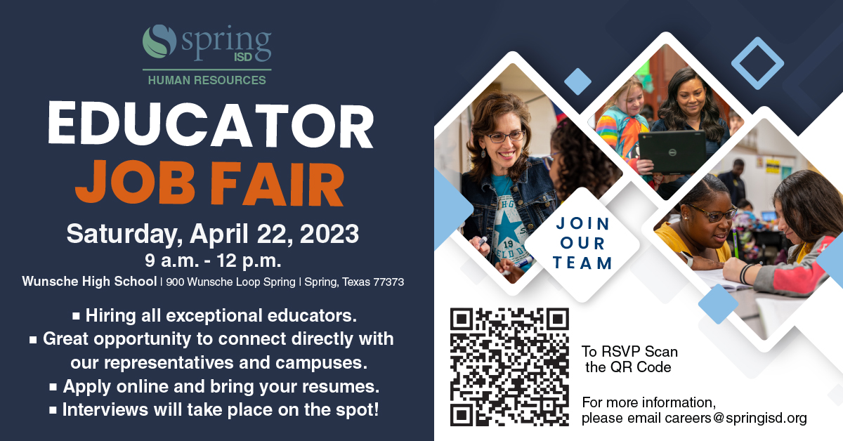 Spring ISD on Twitter "📢Spread the Word! Spring ISD is hosting an 